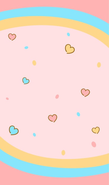 El fondo de los corazones es lindo, Vector.