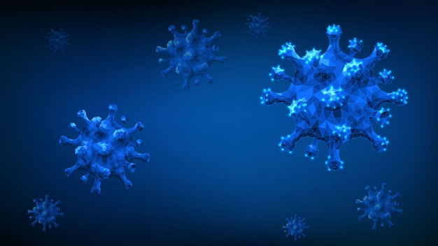 Vector fondo de coronavirus