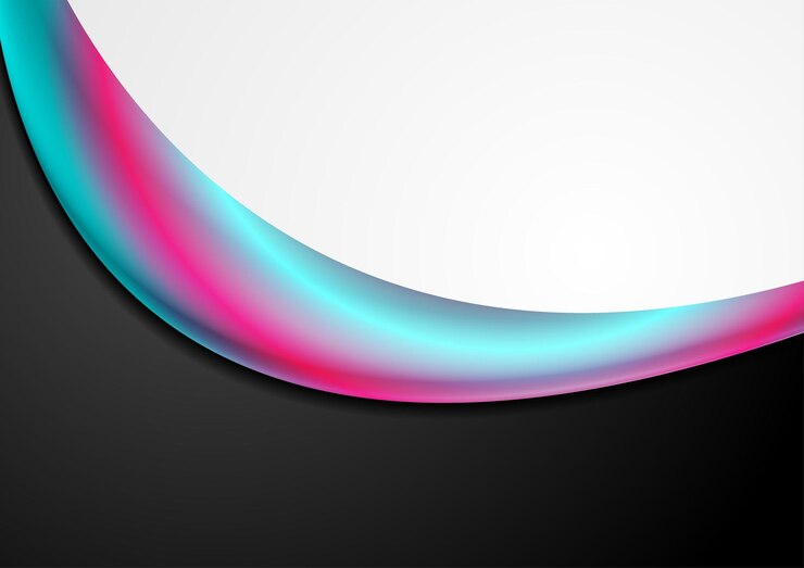Vector fondo corporativo abstracto con onda holográfica