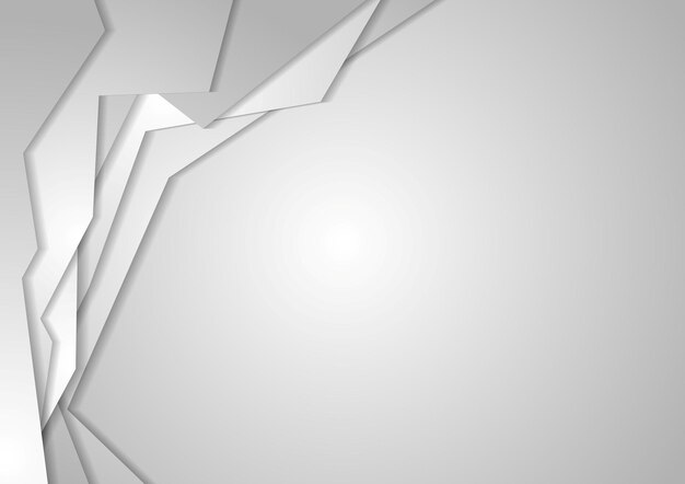 Fondo corporativo geométrico gris