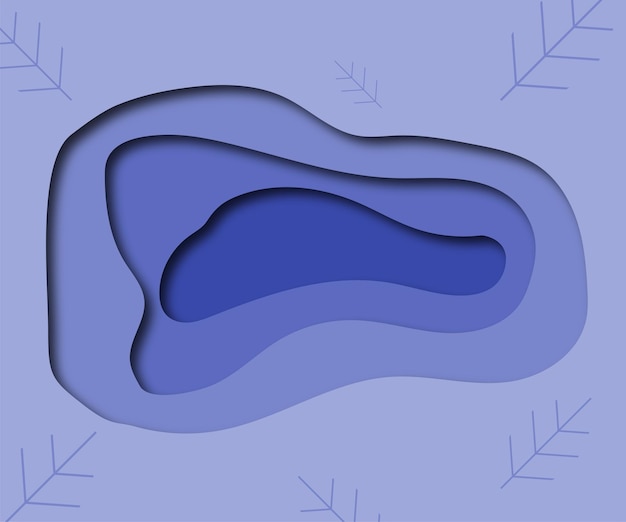 Fondo de corte de papel azul