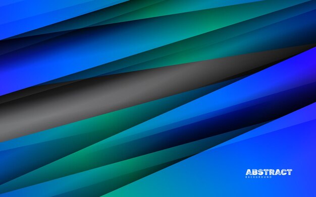 Fondo de corte de papel de capa de superposición abstracta