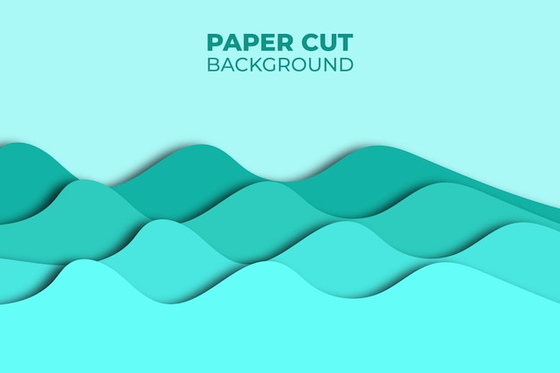 Fondo de corte de papel Vector de corte de papel Corte de papel Diseño de fondo de corte de papel