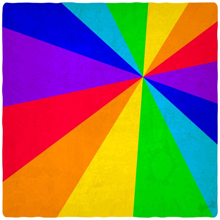 Vector fondo de cosecha de arco iris