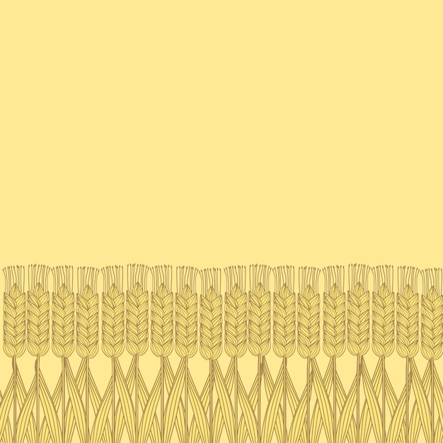 Fondo de la cosecha de trigo