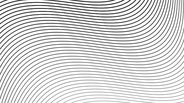 Fondo sin costuras abstracto con línea de curva dinámica imagen vectorial de papel de pared para telón de fondo o presenta