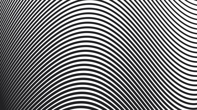 Fondo sin costuras abstracto con línea de curva dinámica imagen vectorial de papel de pared para telón de fondo o presenta