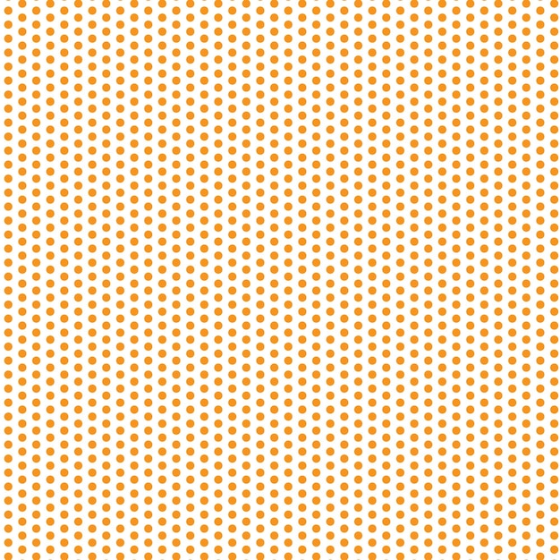 fondo sin costuras con círculos patrón sin costuras rectangular con puntos naranjas sobre fondo blanco