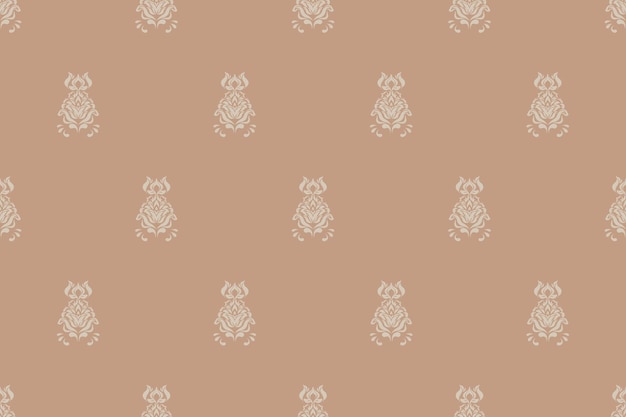 Fondo sin costuras con elegantes adornos florales