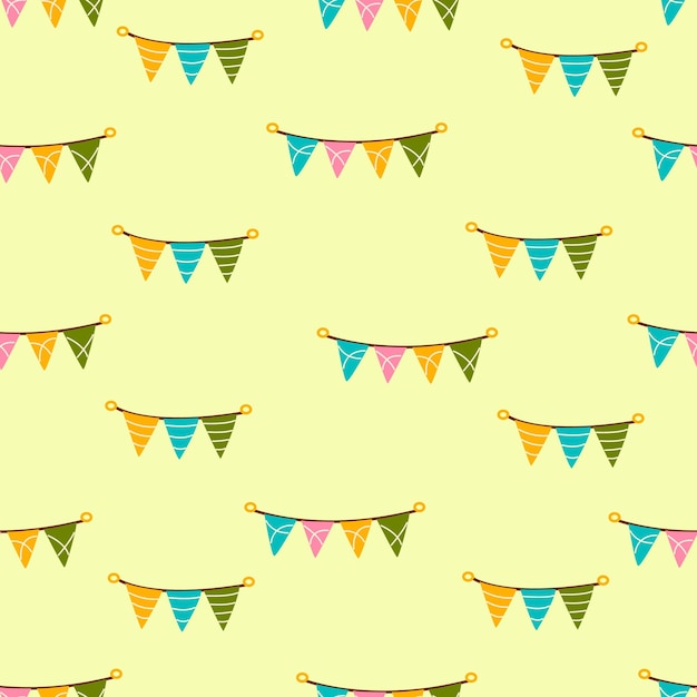 Fondo sin costuras festivo Fondo vectorial para envoltura de tela textil Estilizado papel tapiz lindo ingenio