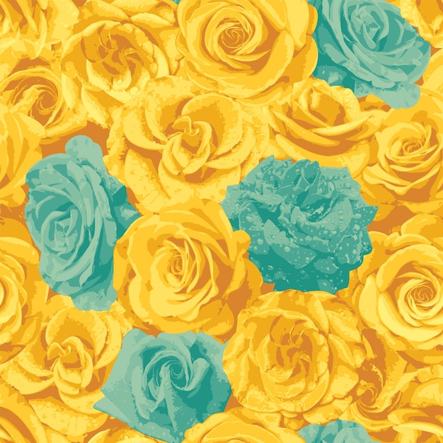 fondo sin costuras con flores rosas