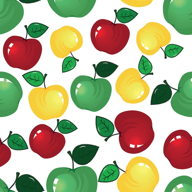 Fondo sin costuras de manzana