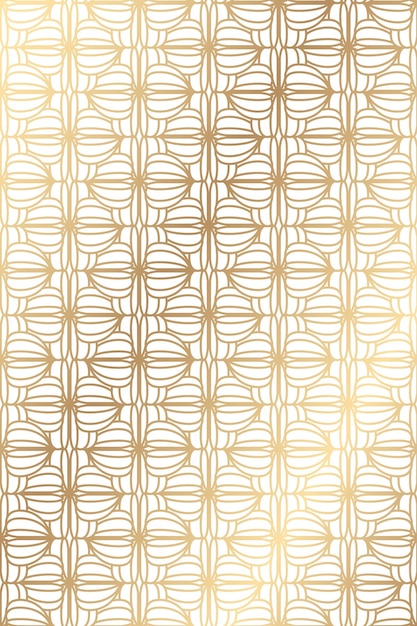 Fondo sin costuras con patrón geométrico dorado