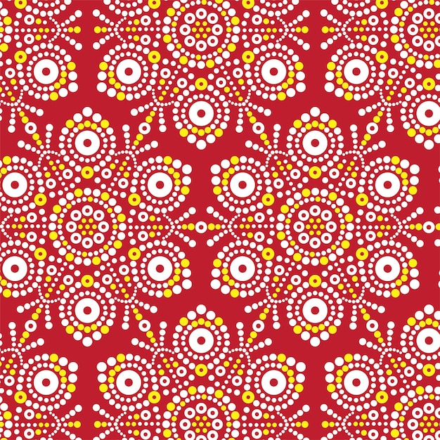 Fondo sin costuras con patrón de impresión textil