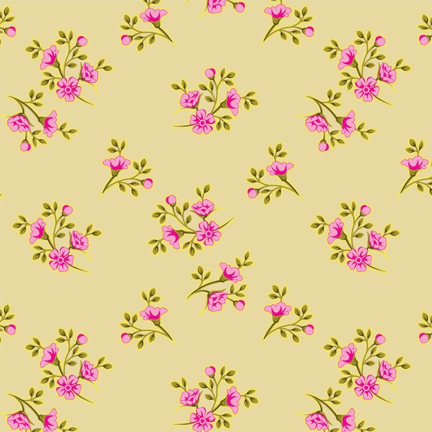 Fondo sin costuras con patrón de impresión textil