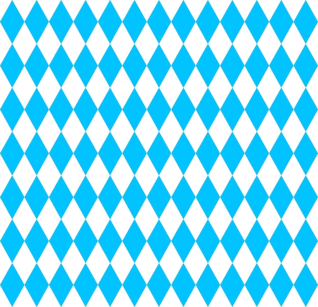 El fondo sin costuras de los rombos Oktoberfest símbolo de la bandera de Baviera