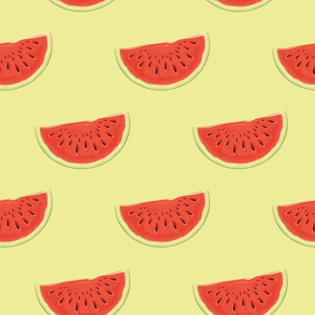 Fondo sin costuras con sandía