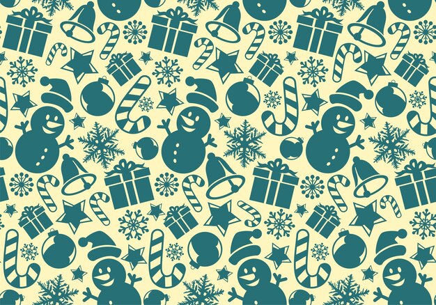El fondo sin costuras con un símbolo de Navidad