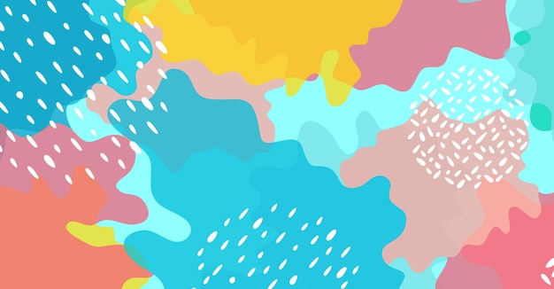 Fondo creativo abstracto con forma y color geométricos