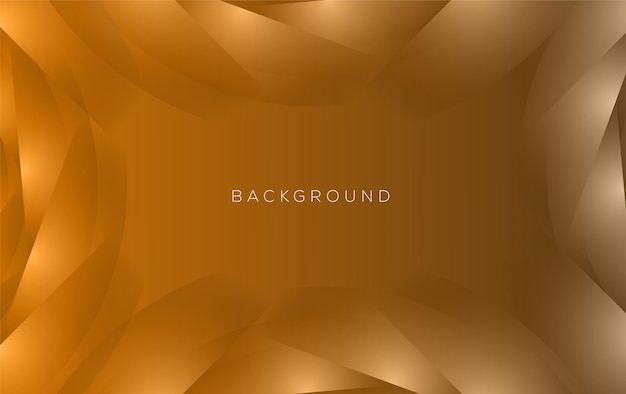 Fondo creativo de color dorado con un remolino dorado