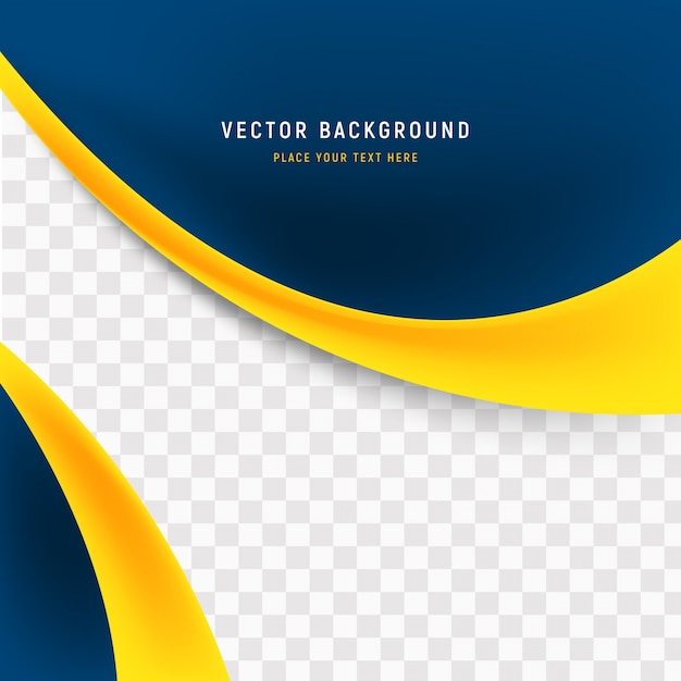 Vector fondo creativo folleto azul y naranja de negocios