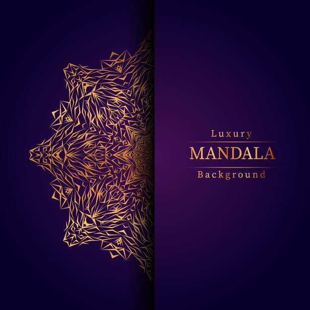 Fondo creativo de lujo Mandala