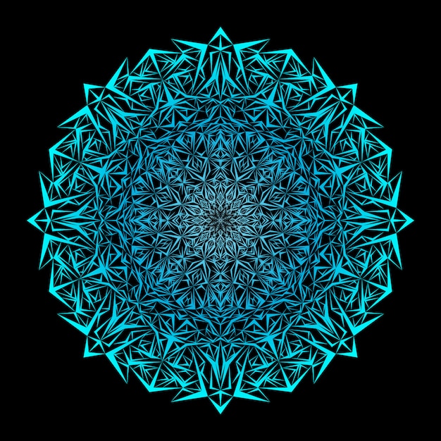 Fondo creativo de lujo Mandala