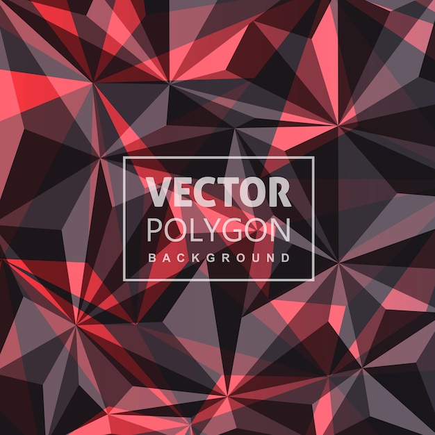 Fondo creativo de Vector Lowpoly