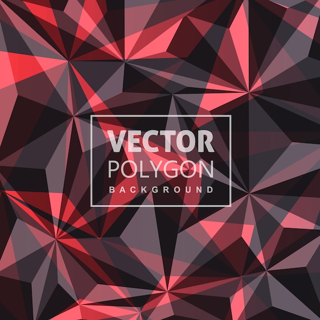 Vector fondo creativo de vector lowpoly