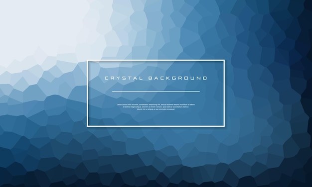 Fondo de cristal degradado con dominación azul. Diseño vectorial Eps10