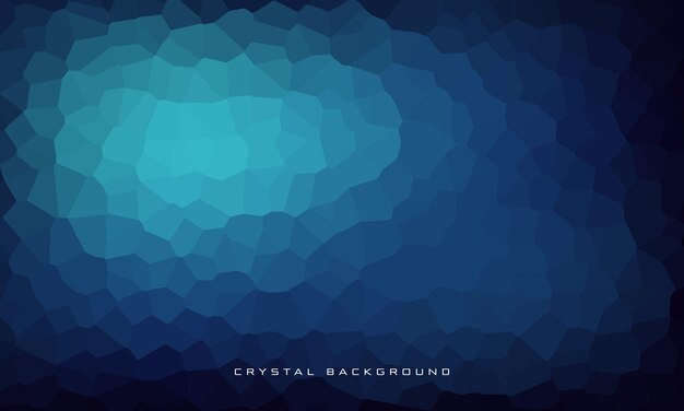 Fondo de cristal degradado con dominación de color azul.