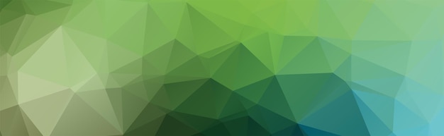 Fondo de cristal poligonal verde Polígono patrón de diseño Medio ambiente verde baja poli vector illust