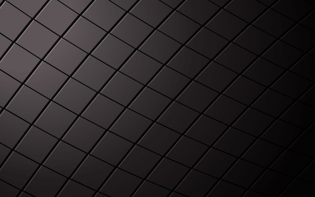 Fondo cuadrado negro abstracto.