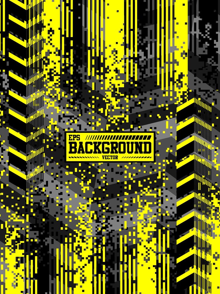 fondo cuadrado negro amarillo