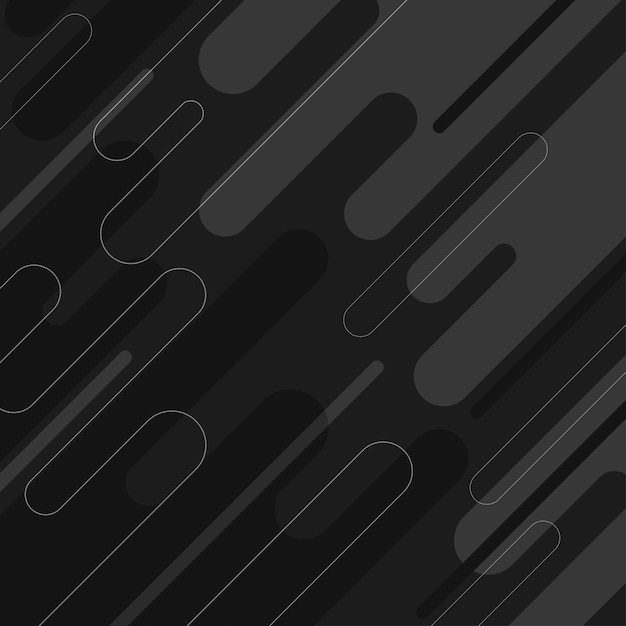 Fondo cuadrado oscuro estilo memphis forma abstracta papel tapiz de diseño geométrico