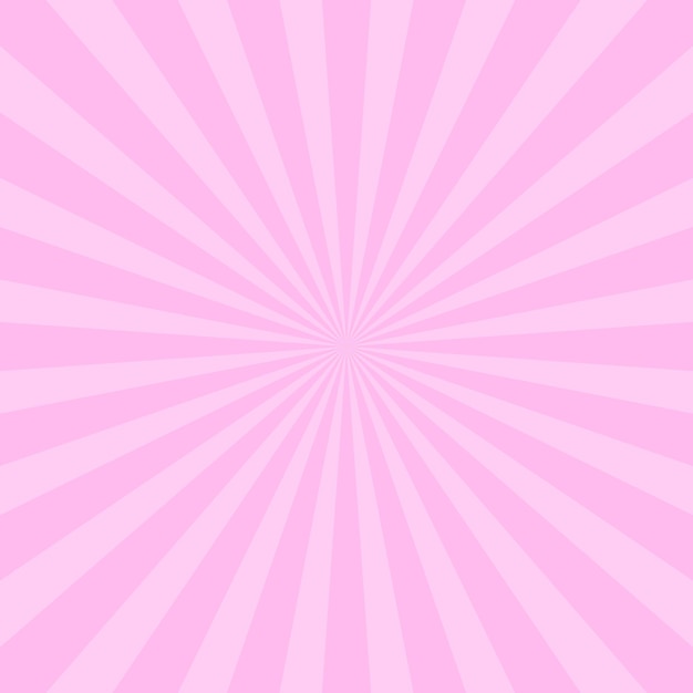 Fondo cuadrado rosado vectorial de estallido de sol