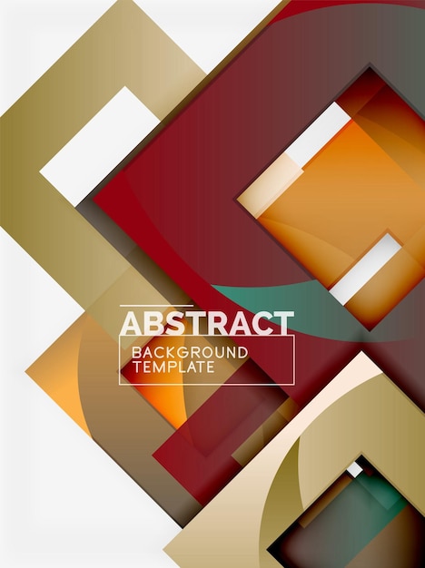 Fondo cuadrados abstractos plantilla mínima geométrica