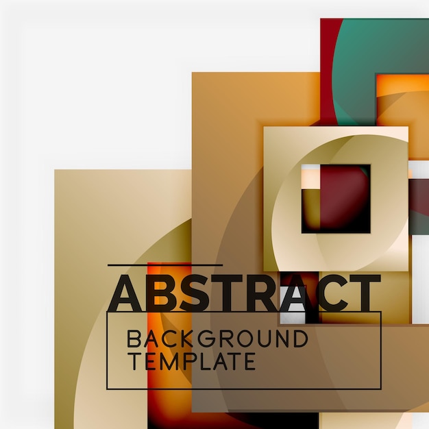 Fondo cuadrados abstractos plantilla mínima geométrica