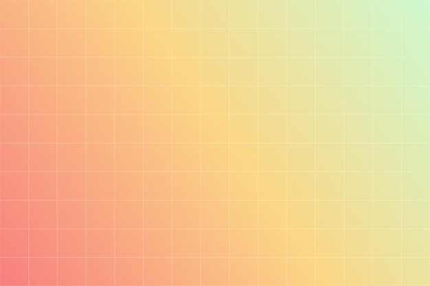Fondo de cuadrícula con color pastel gradiente