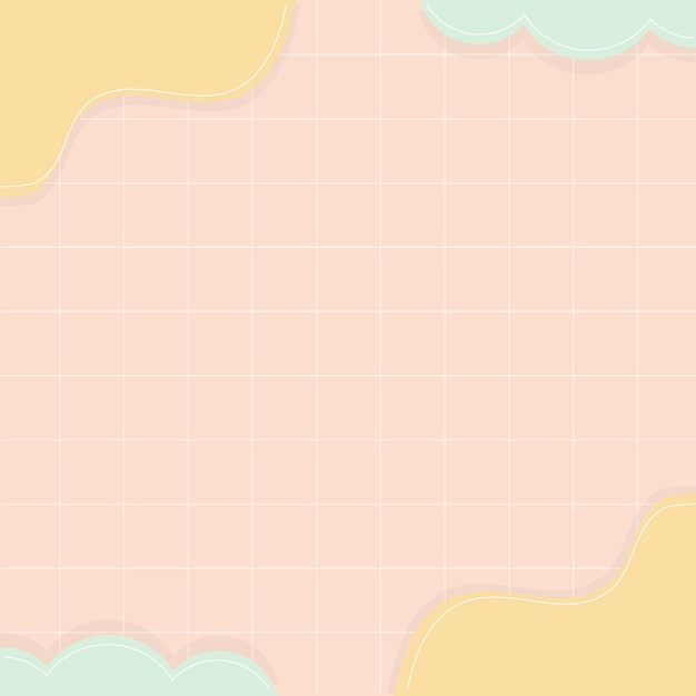 Fondo en cuadrícula pastel