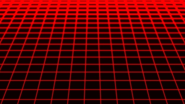 Fondo de cuadrícula roja para el nuevo arte digital.