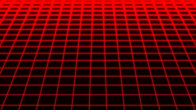 Fondo de cuadrícula roja para el nuevo arte digital.