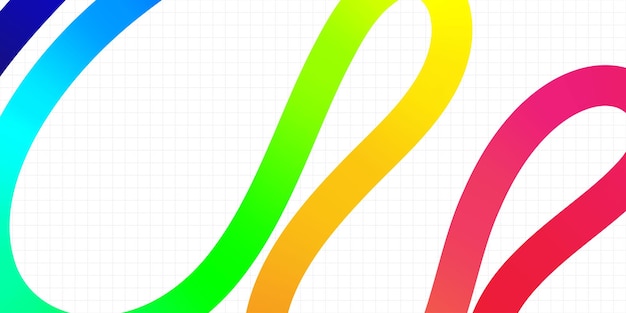 Fondo a cuadros abstracto con líneas coloridas Tarjeta postal de portada de bandera de arco iris