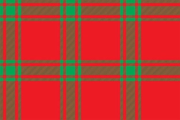 Fondo a cuadros comprobar patrón sin costuras en rojo Textura de tela vectorial para papel de regalo de impresión textil diseño plano de papel tapiz de tarjeta de regalo
