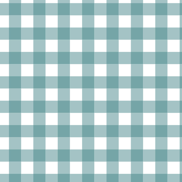 Fondo a cuadros sin costuras Ilustración vectorial de color azul y blanco