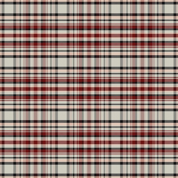 Fondo de cuadros de tartán sin costuras con color vintage. ilustración vectorial