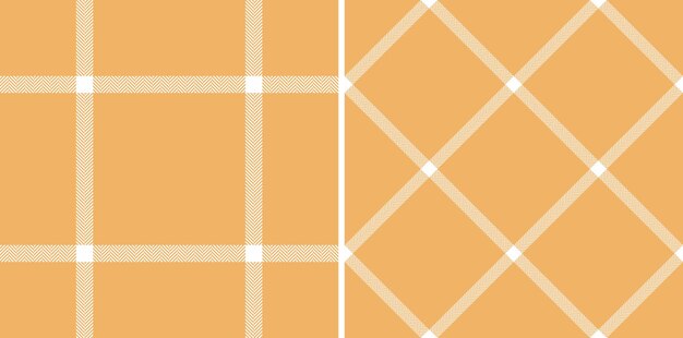 Fondo de cuadros de tartán Textura de patrón sin costuras Vector tela tela escocesa textil