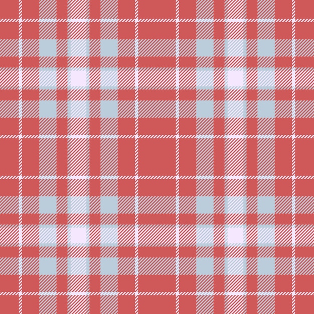 Vector fondo a cuadros vectorial de tela de tartan con un patrón sin costuras de textil