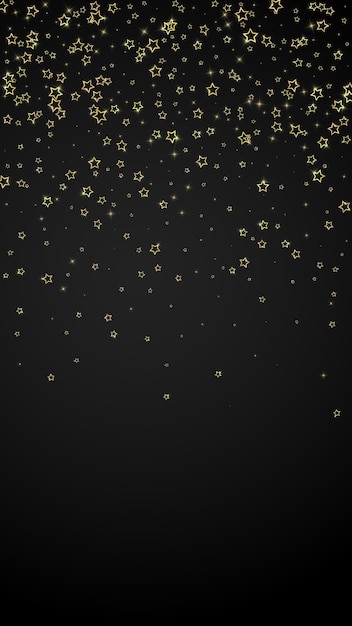 Fondo de cuento de hadas de la noche estrellada