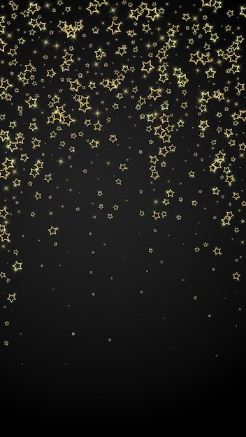 Fondo de cuento de hadas de la noche estrellada
